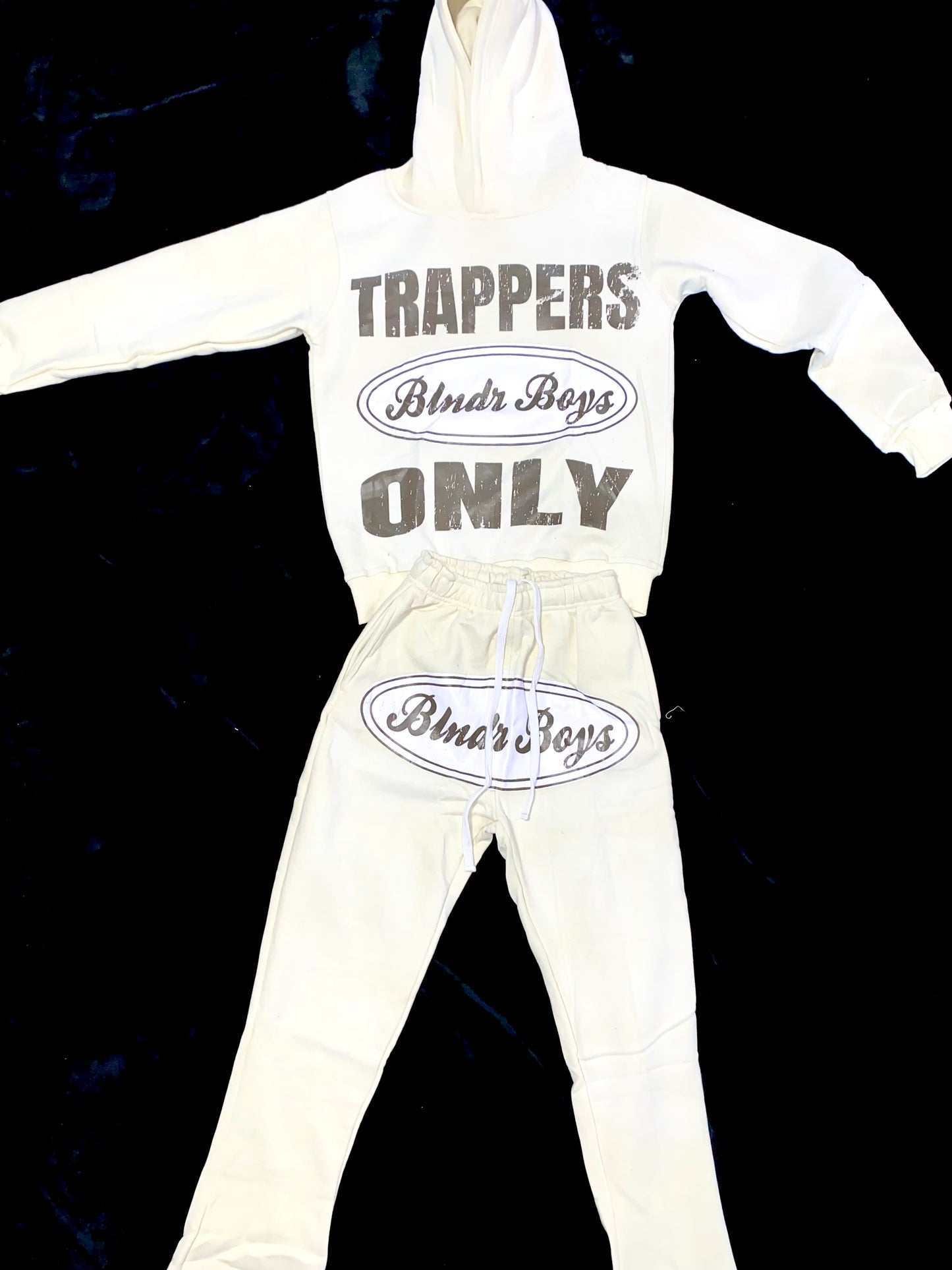 “Trappers only” sweatsuit