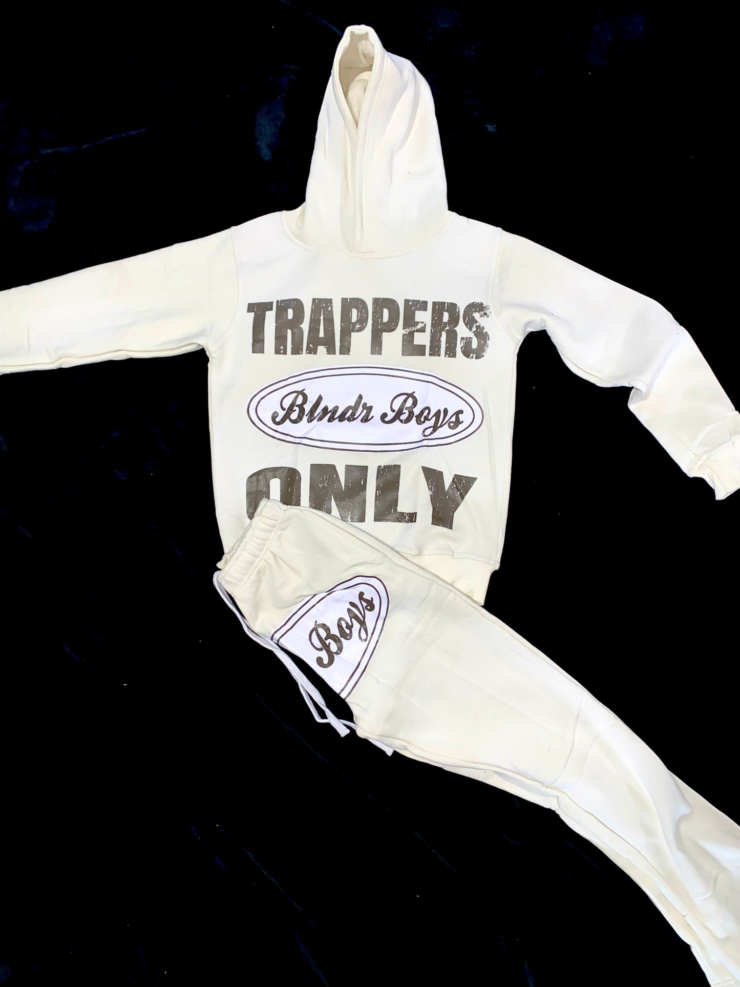 “Trappers only” sweatsuit