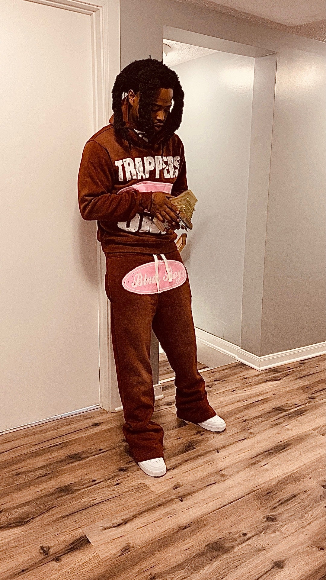“Trappers only” sweatsuit