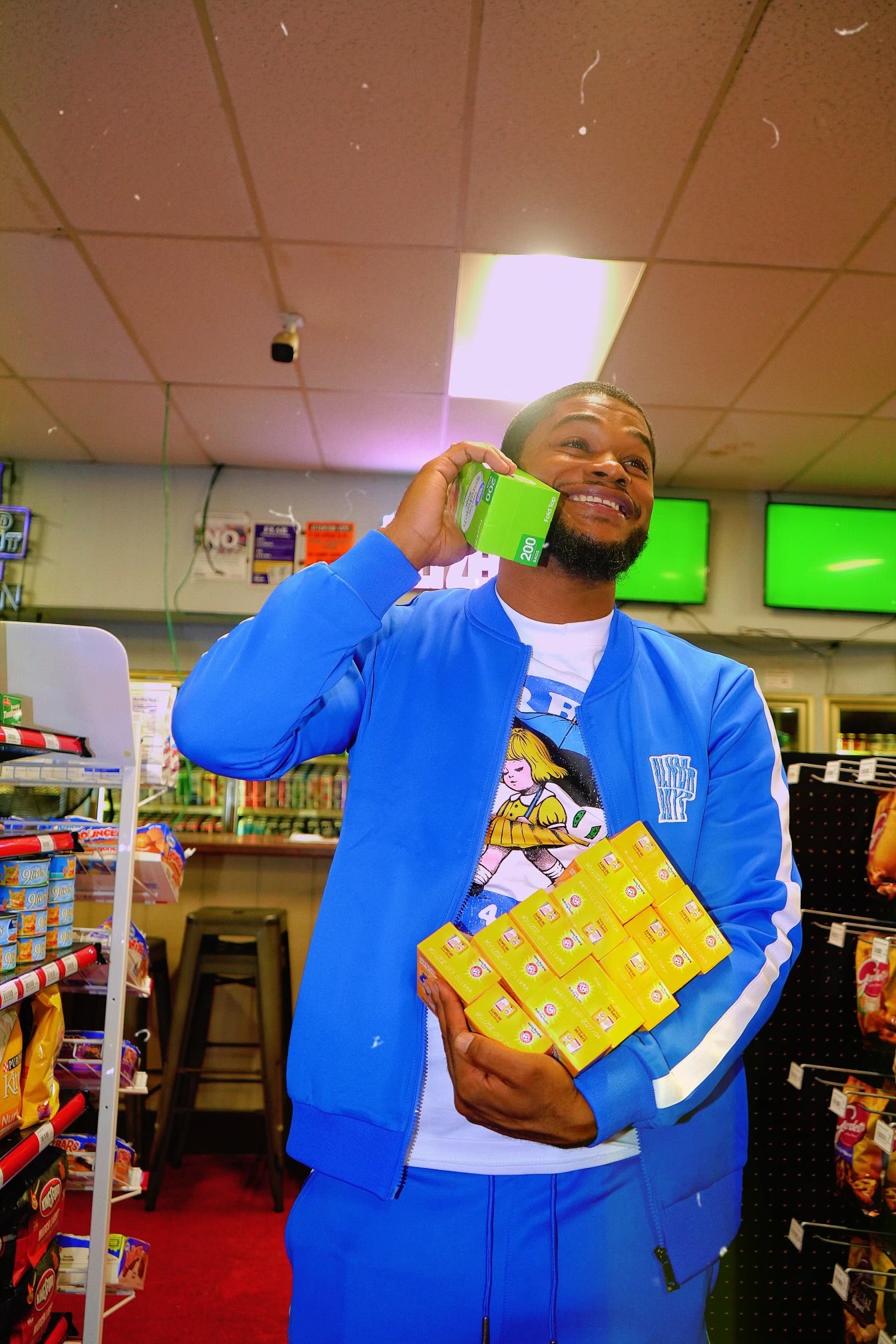 “Trappin ain’t dead” tracksuits