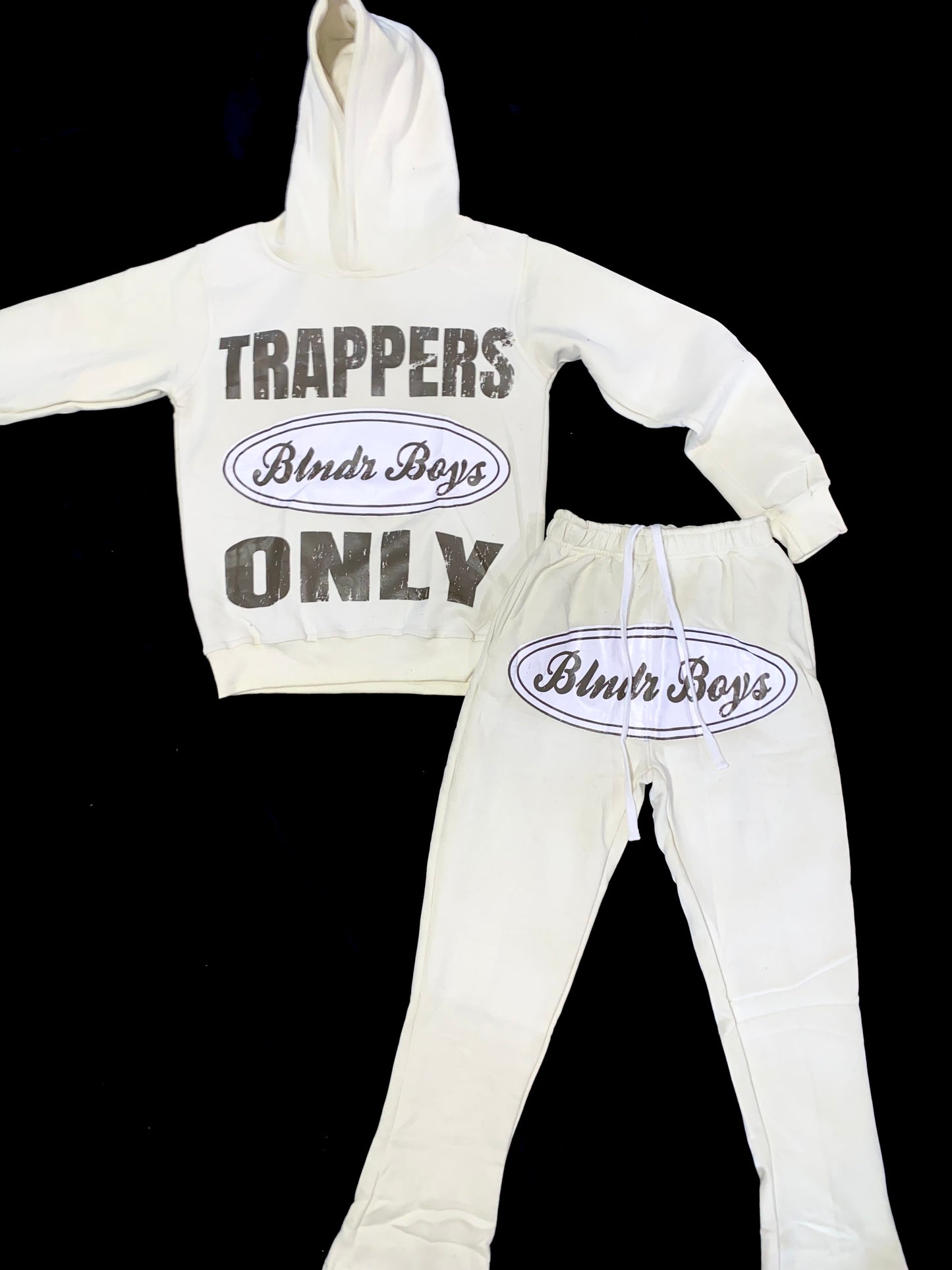 “Trappers only” sweatsuit